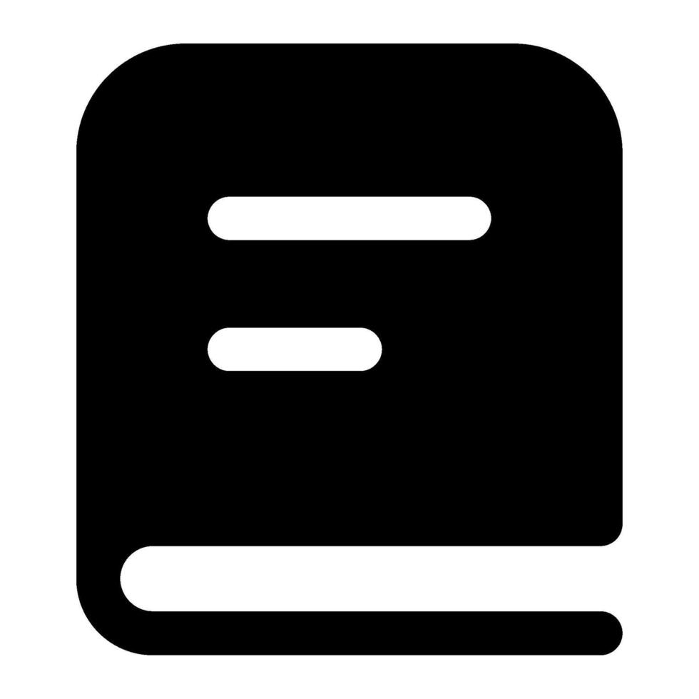 Book Icon for web, app, uiux, infographic, etc vector