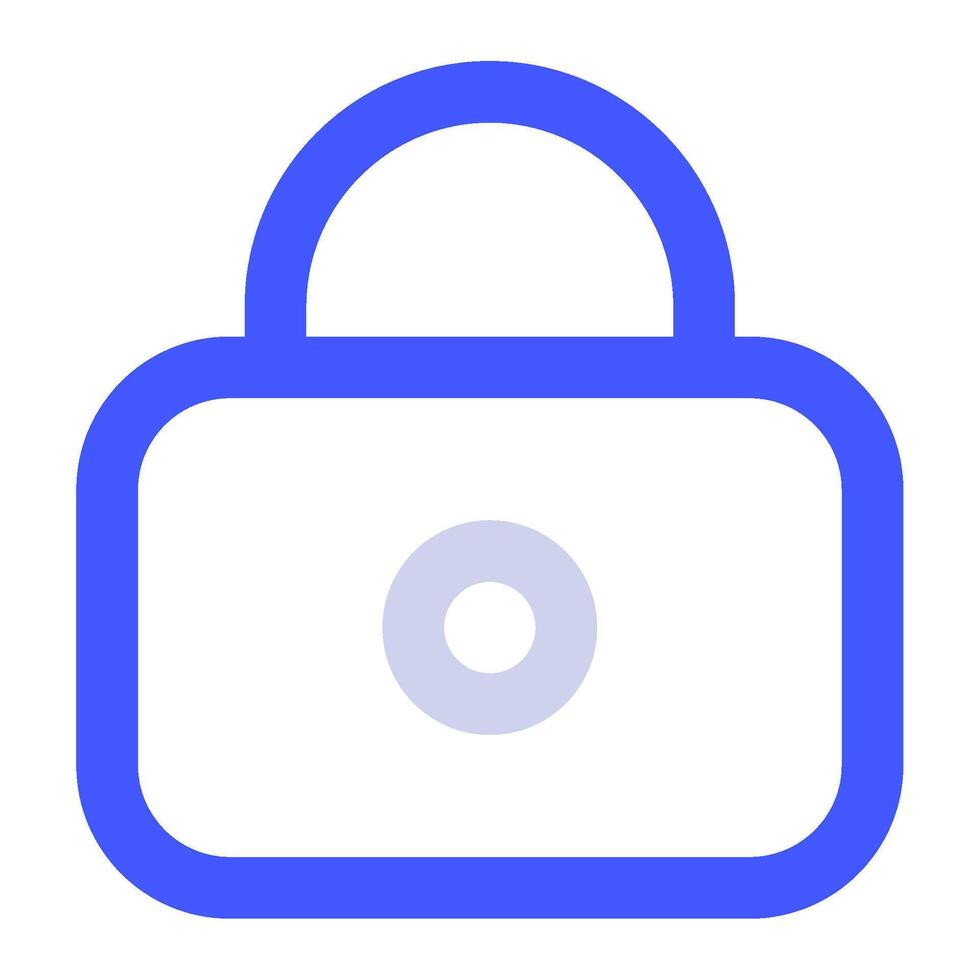 Lock Icon for web, app, uiux, infographic, etc vector
