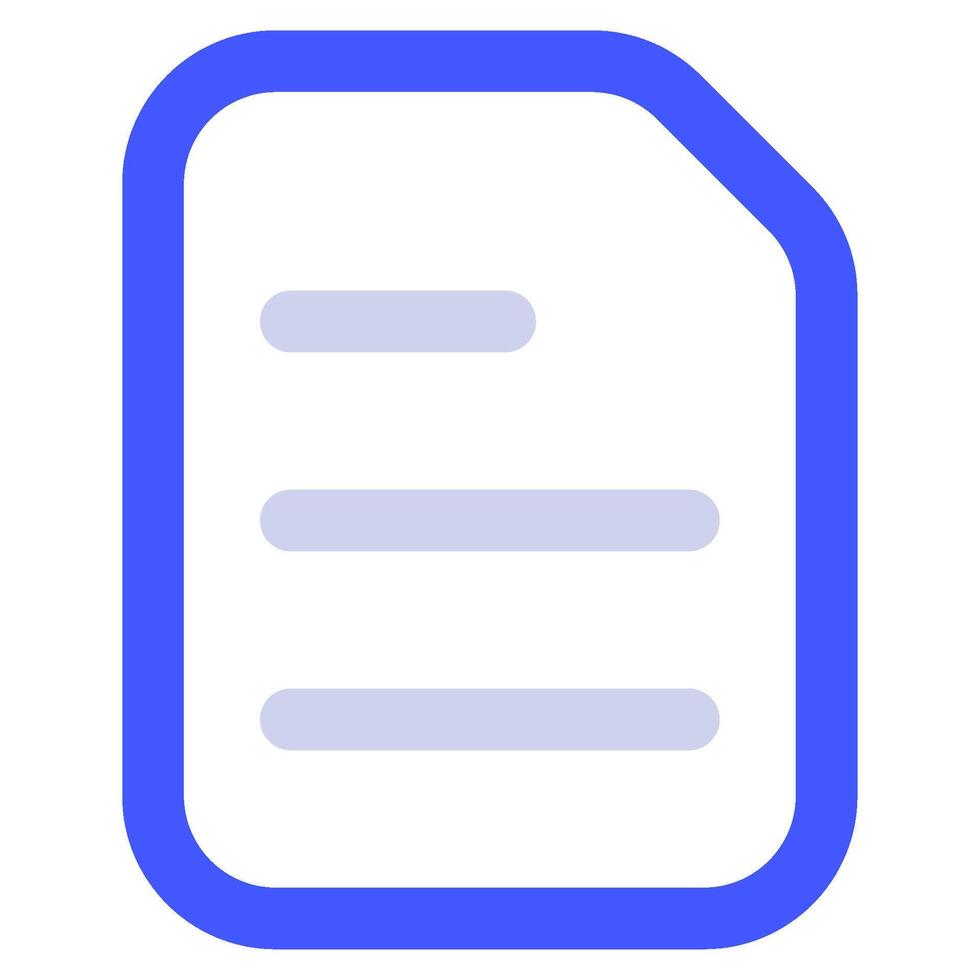 Document Icon for web, app, uiux, infographic, etc vector
