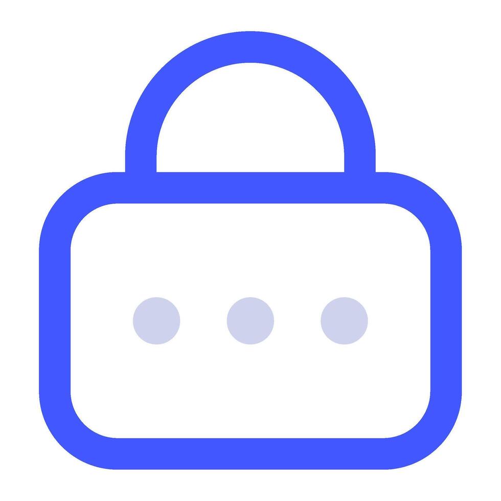 Password Icon for web, app, uiux, infographic, etc vector