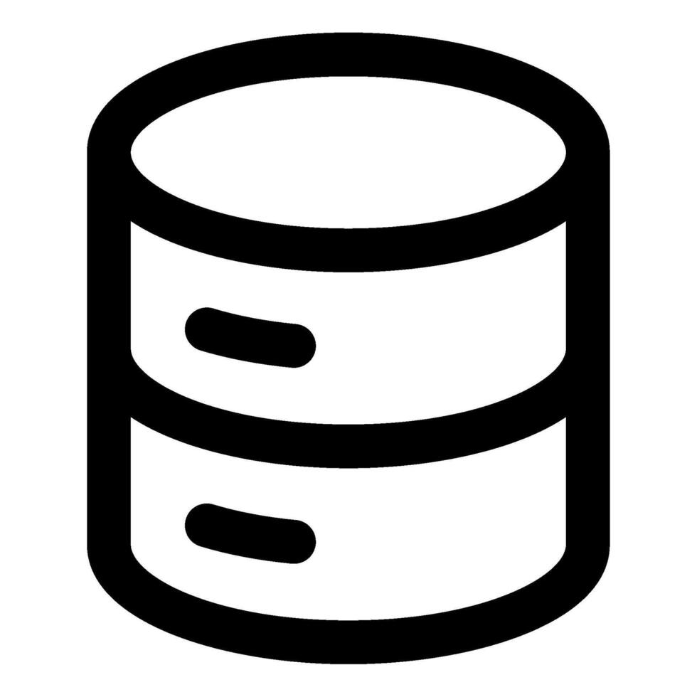 Database Icon for web, app, uiux, infographic, etc vector