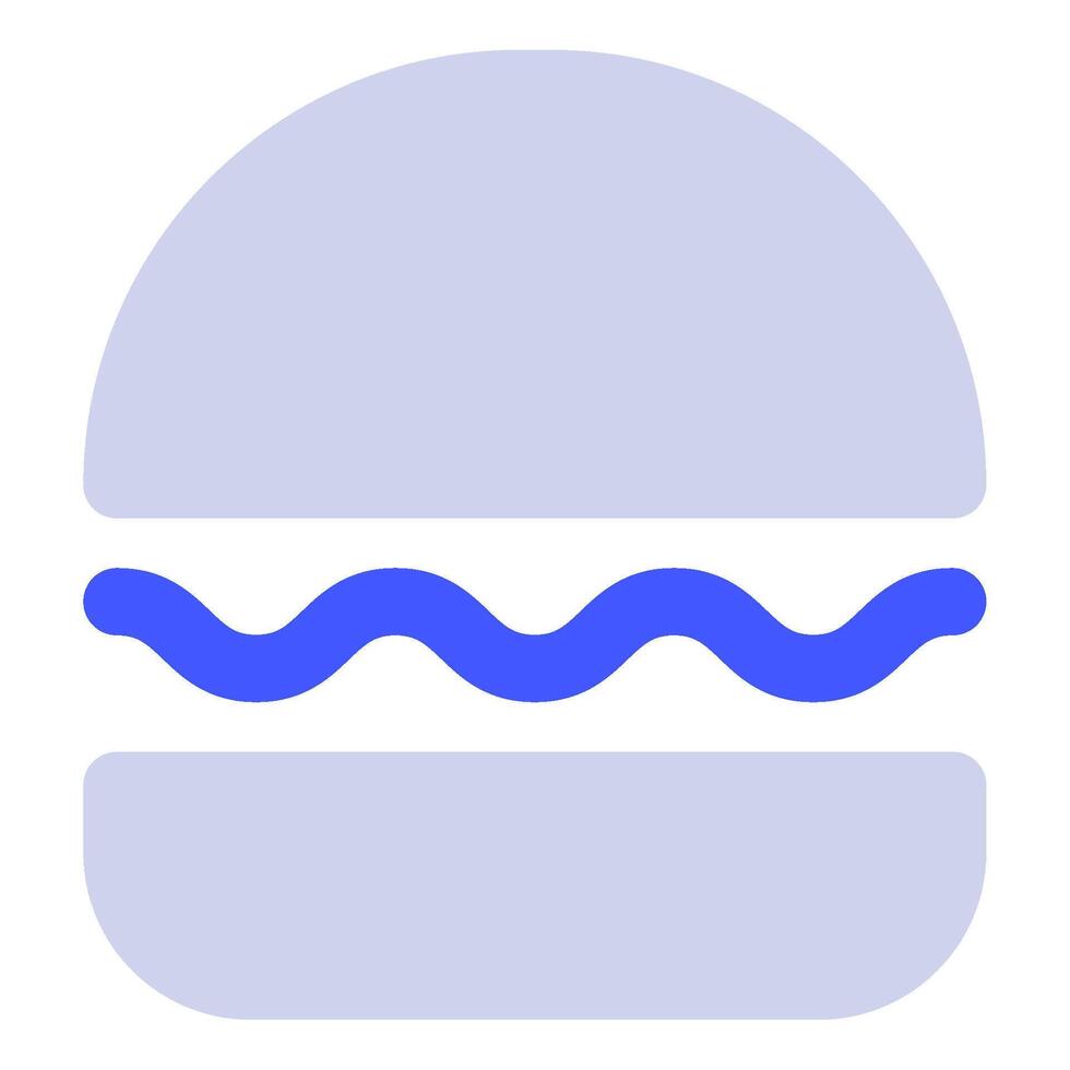 Burger Icon Food and Beverages for Web, app, uiux, infographic, etc vector