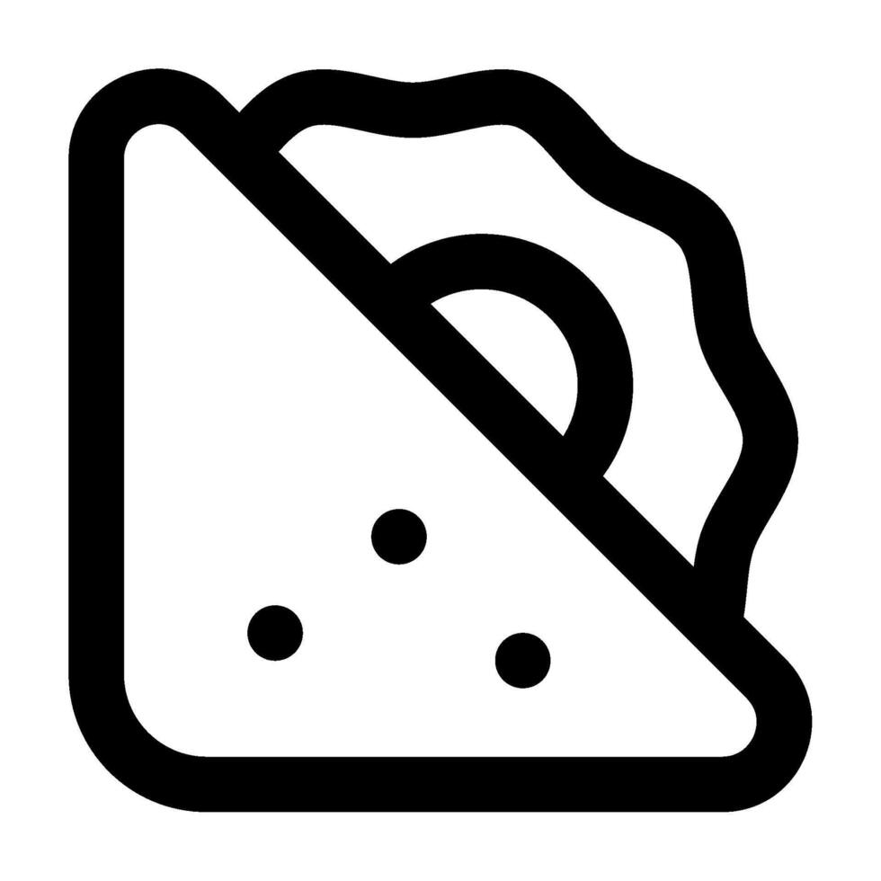 Sandwich Icon Food and Beverages for Web, app, uiux, infographic, etc vector