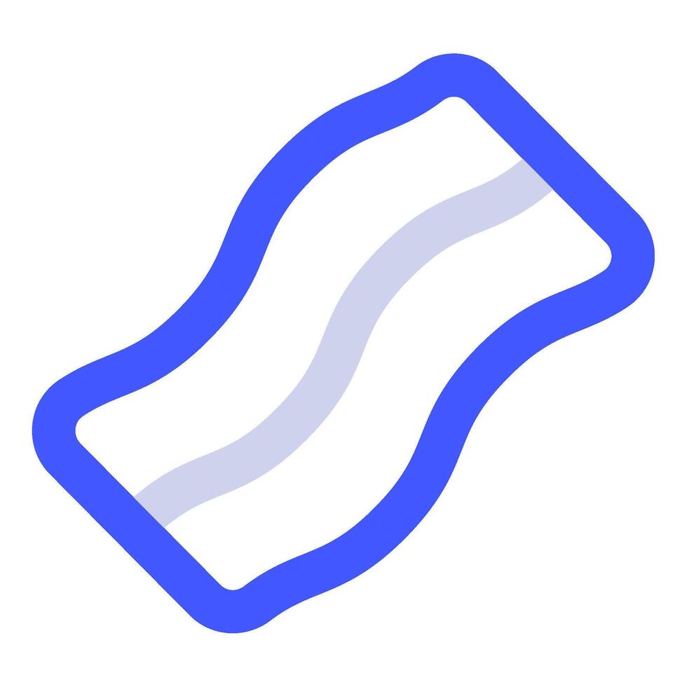Bacon Icon Food and Beverages for Web, app, uiux, infographic, etc vector