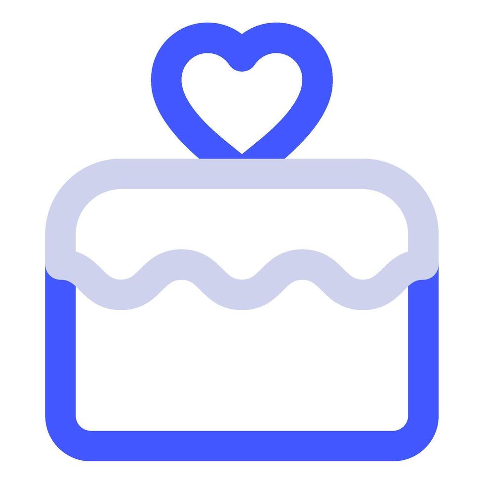 Cake Icon Food and Beverages for Web, app, uiux, infographic, etc vector