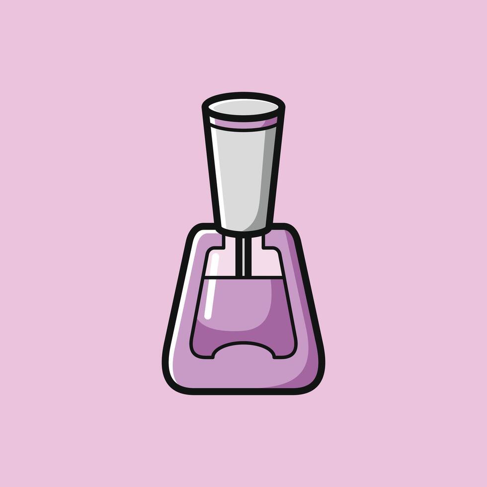 hacer arriba productos cosméticos belleza niña tema vector diseño Arte