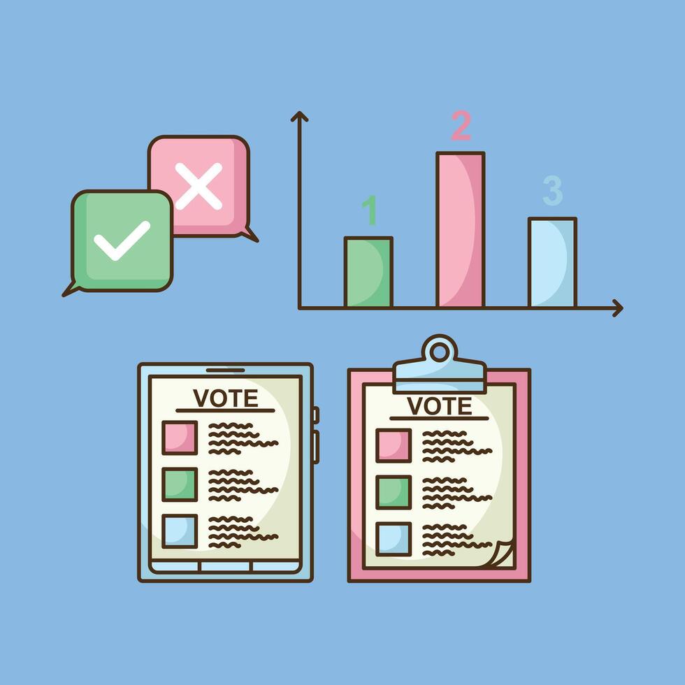 Voting Elections icon symbol art for politics theme vector icon design art. Vote poll and promotion campaign