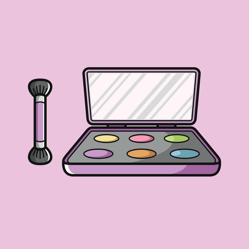 Make up cosmetics beauty girl theme vector design art