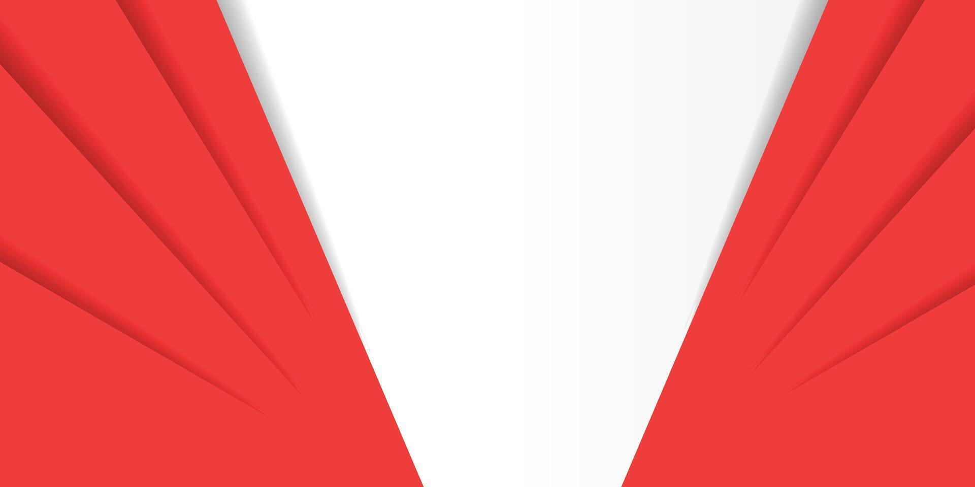 red white modern abstract background design vector
