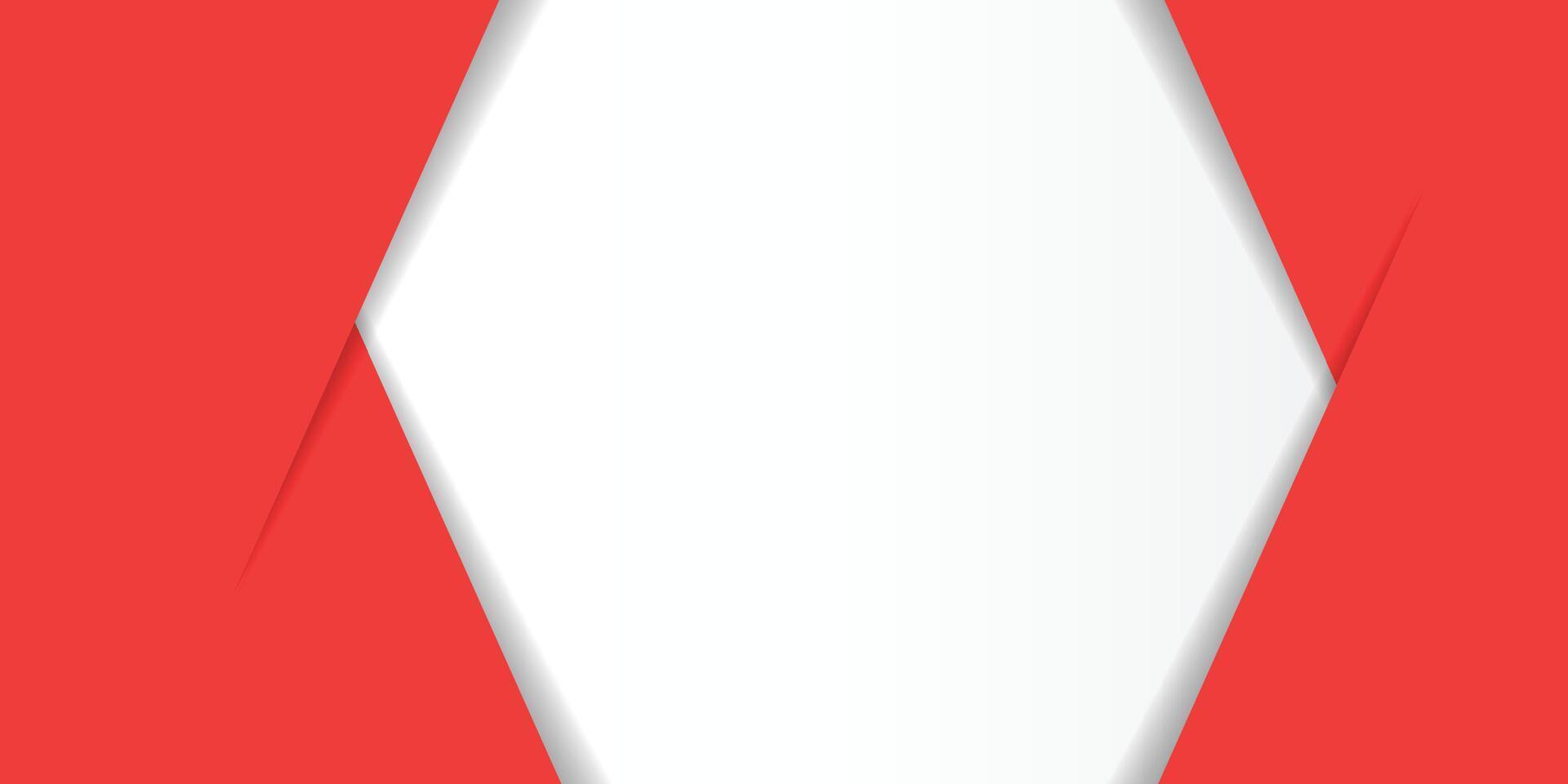 red white modern abstract background design vector
