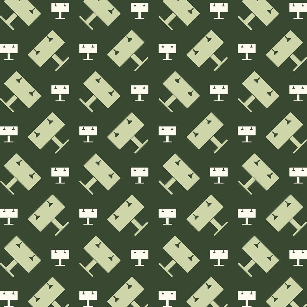Billboard icon repeating trendy pattern beautiful green vector illustration background