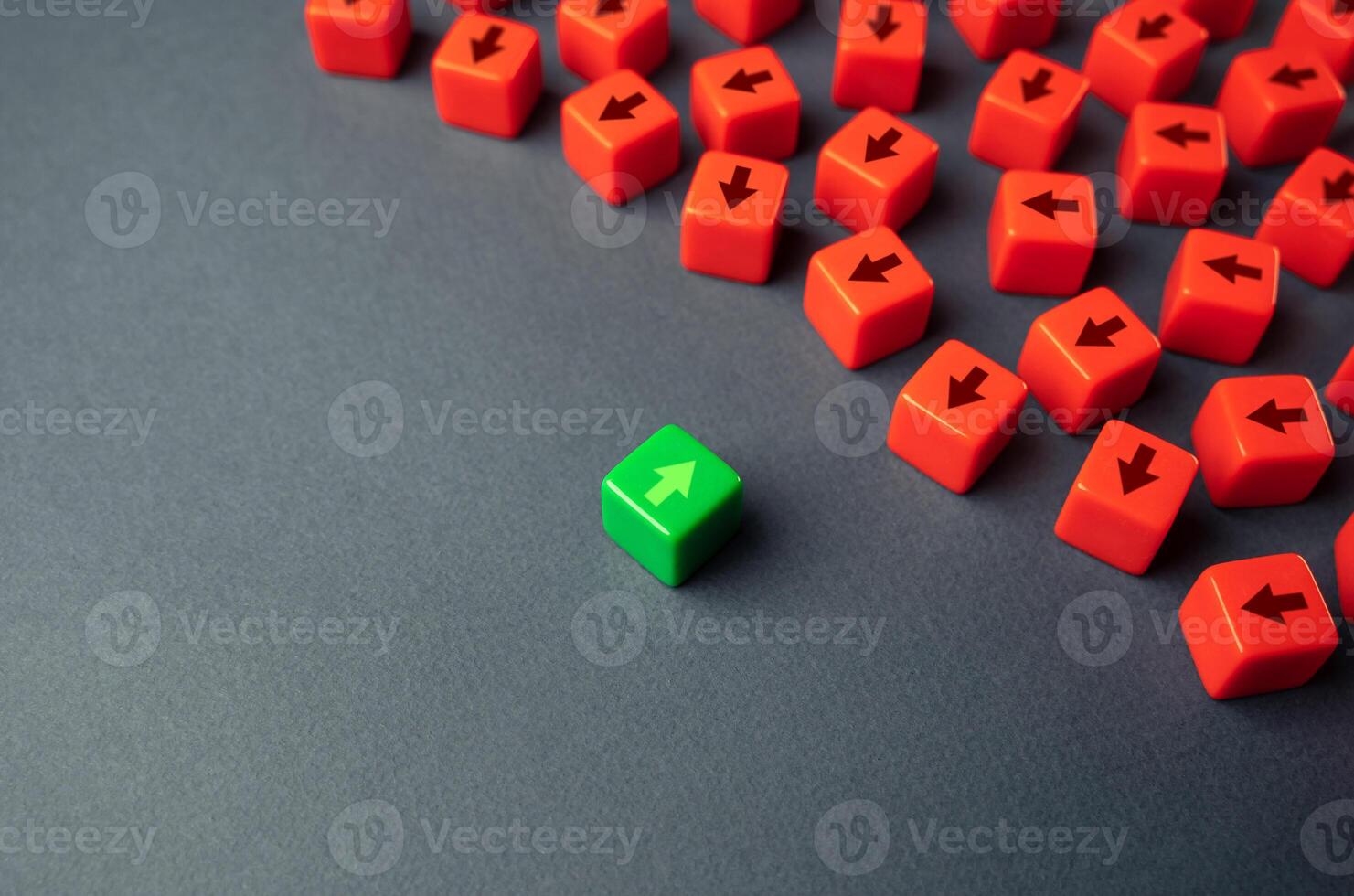 One against the crowd. One for against the majority. Change your opinion to the opposite. Achieve more with little effort. Quality over quantity. Hit the weak spot. Do not be afraid, no retreat. photo
