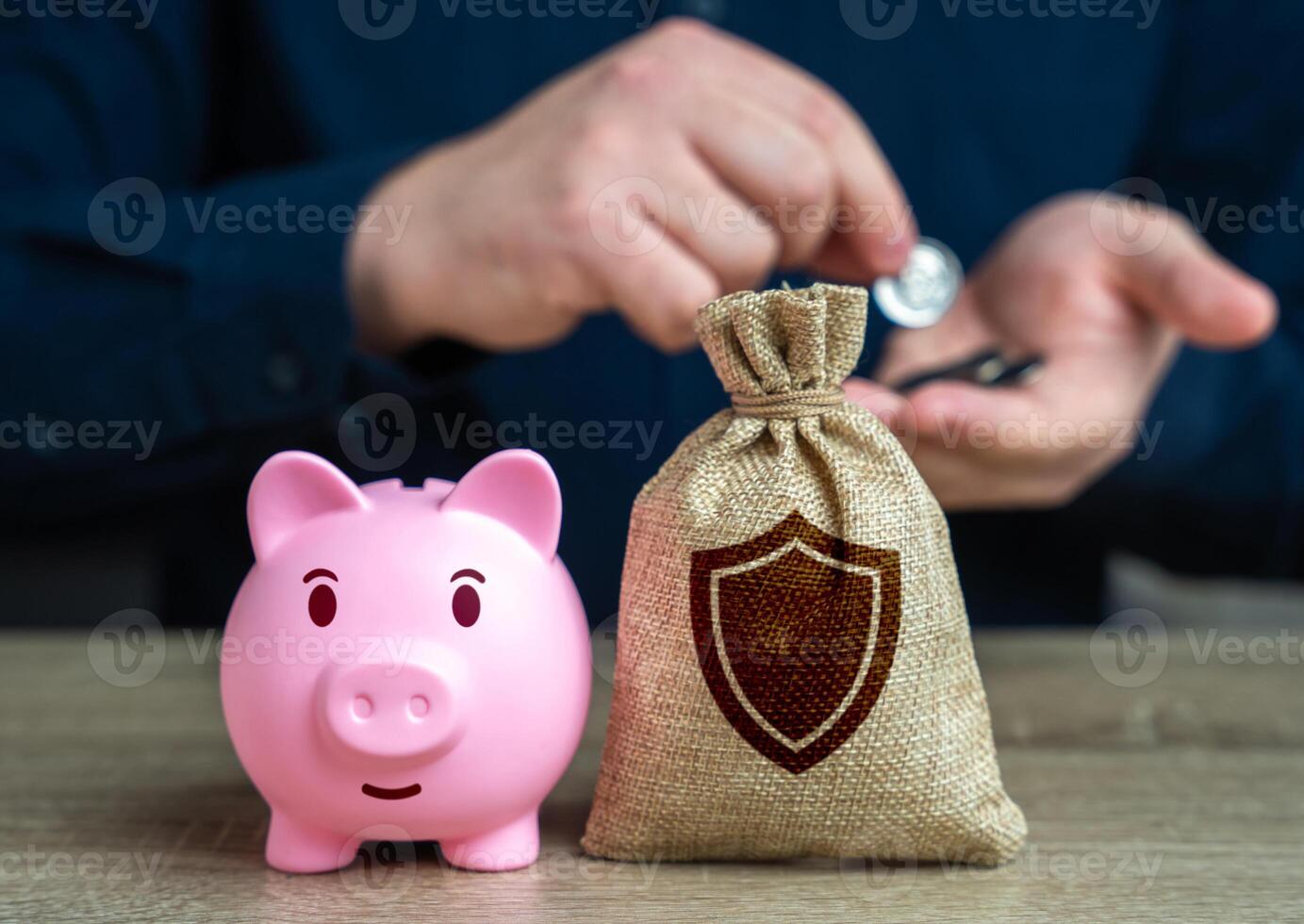 Funds for protection. Legal protection. Insurance. Safety of investments. Retirement money funds. Stop Inflation. Secured loans and mortgages. Defense budget. Security and legality. Social support photo
