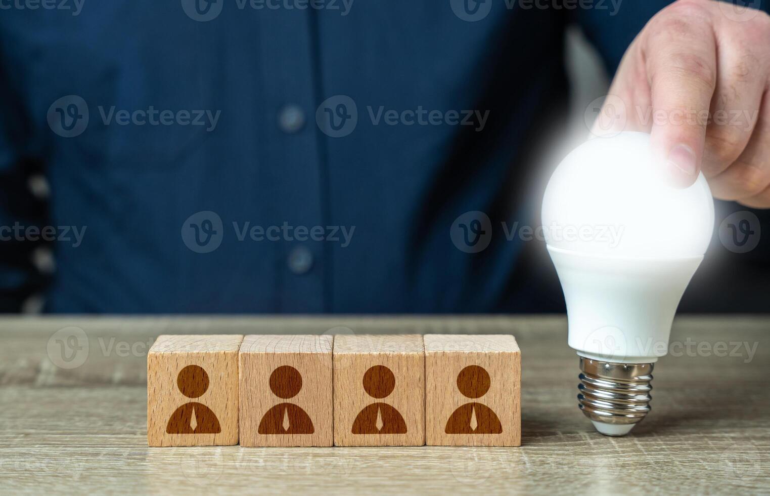Mentor the team. Inspire society to new ideas. Teamwork brainstorming. Research and development. Enlightenment and education. Ideology, paradigm photo