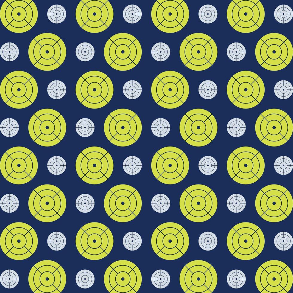 Target repeating green trendy pattern colorful vector illustration background