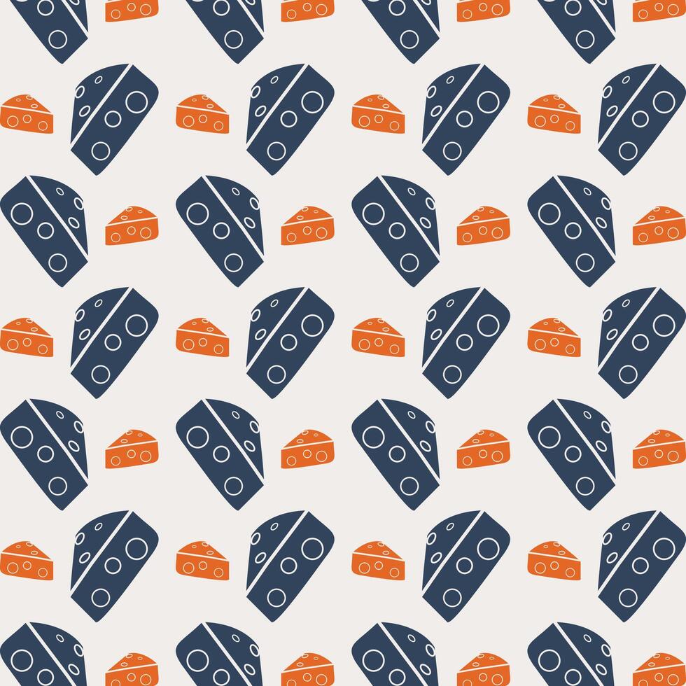 Cheese abstract icon repeating trendy pattern vector illustration grey background