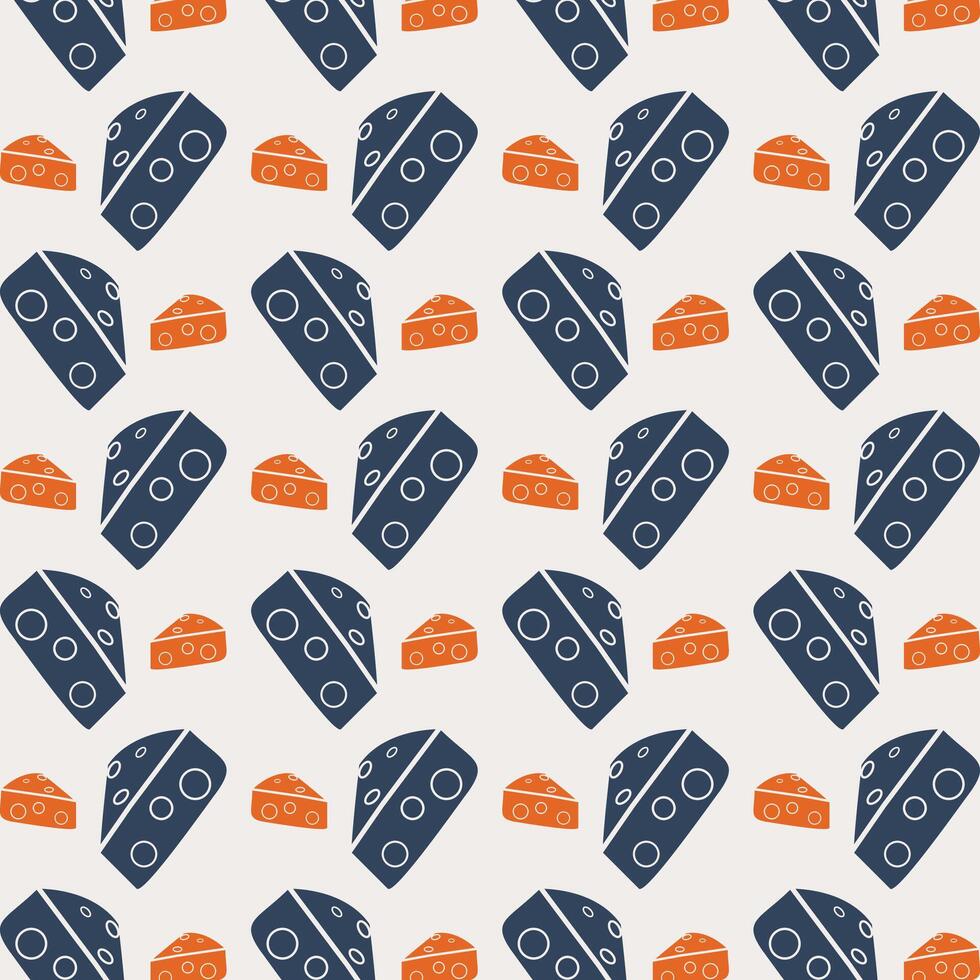 Cheese abstract icon repeating trendy pattern vector illustration grey background