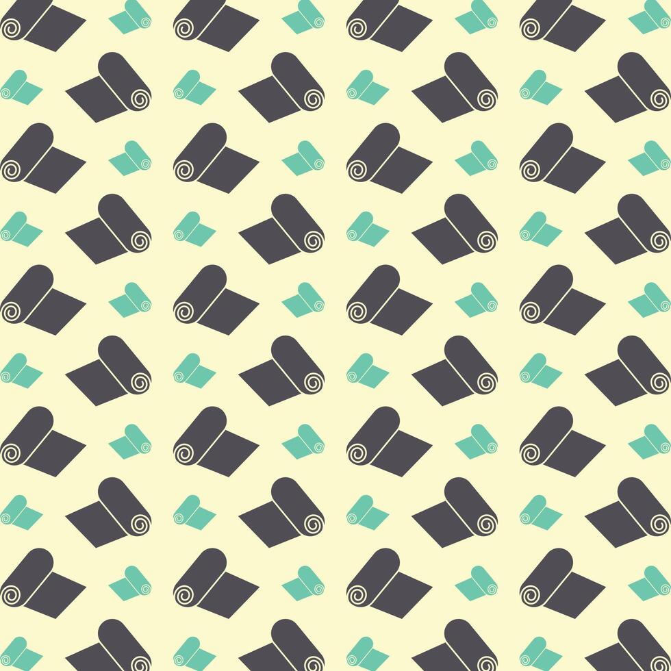 Paper Roll trendy pattern design beautiful repeating vector illustration background