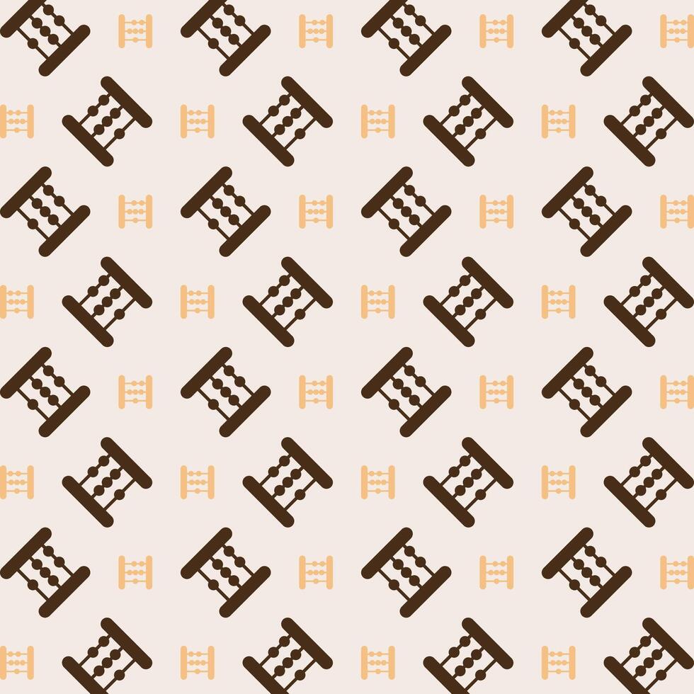 ABACUS icon repeating trendy pattern beautiful vector illustration light background