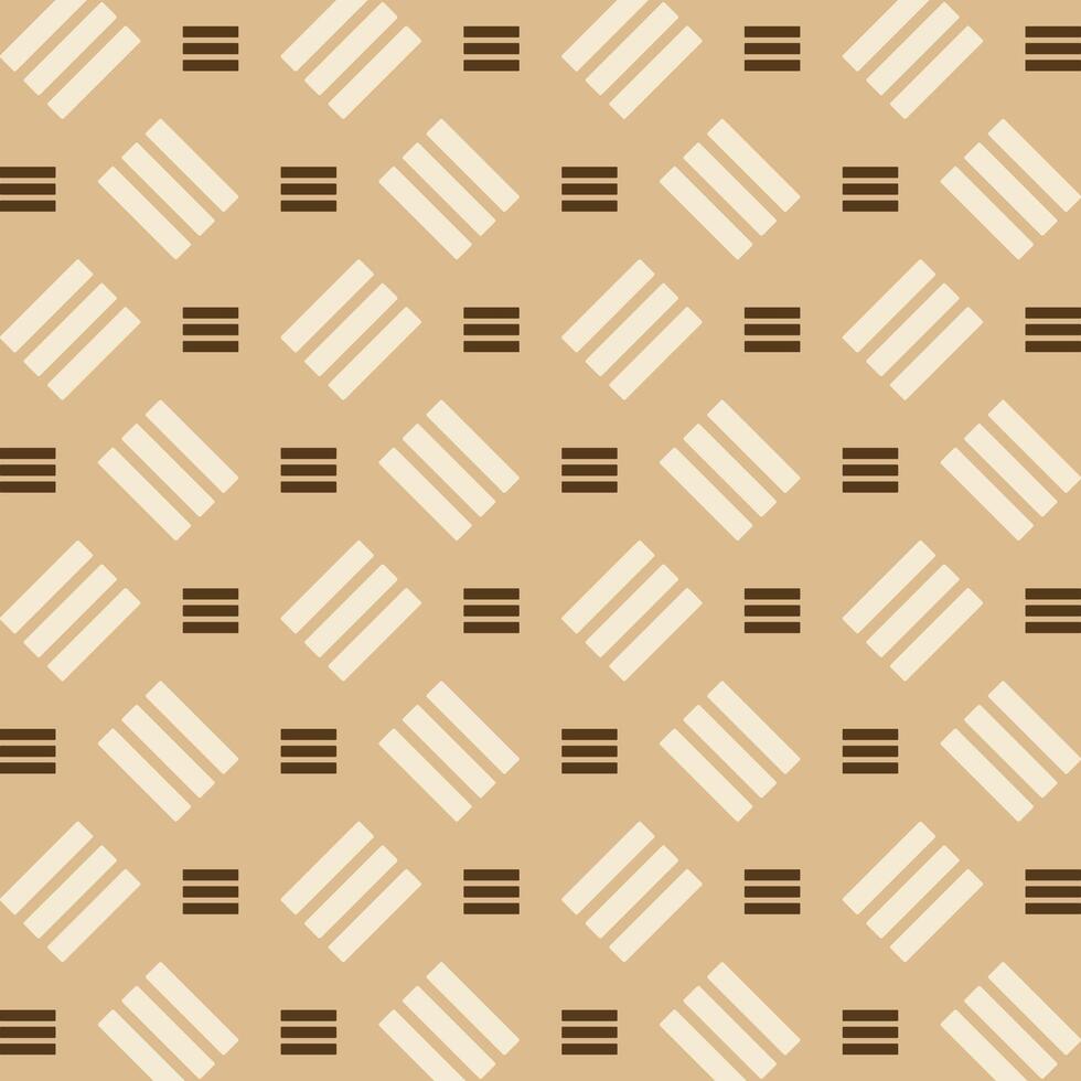 Menu button trendy repeating pattern brown abstract background vector illustration
