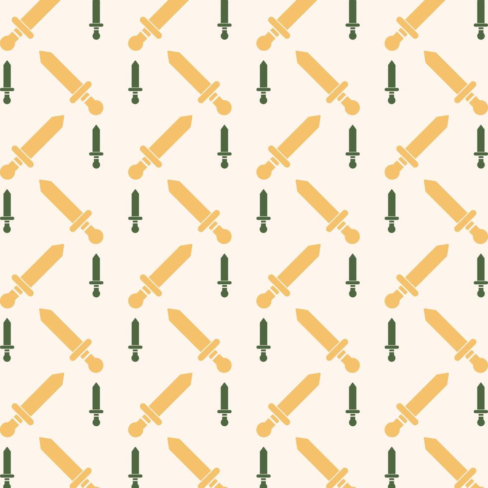 Weapons icon repeating trendy pattern colorful vector illustration wallpaper background