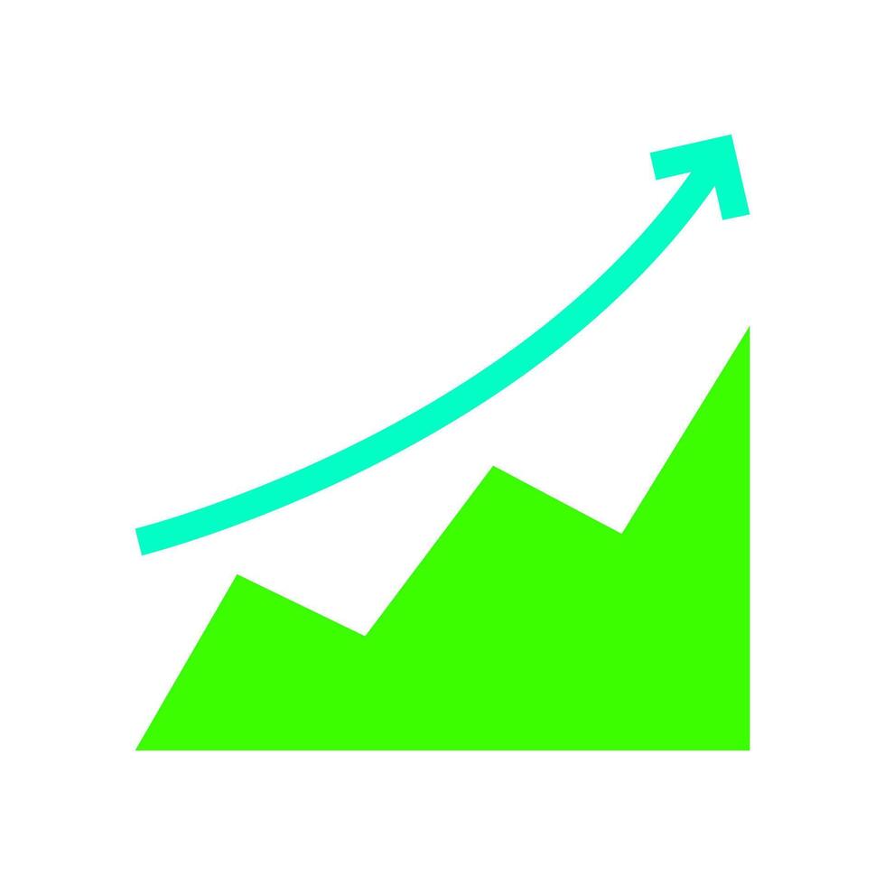 Uptrend Arrow Chart vector