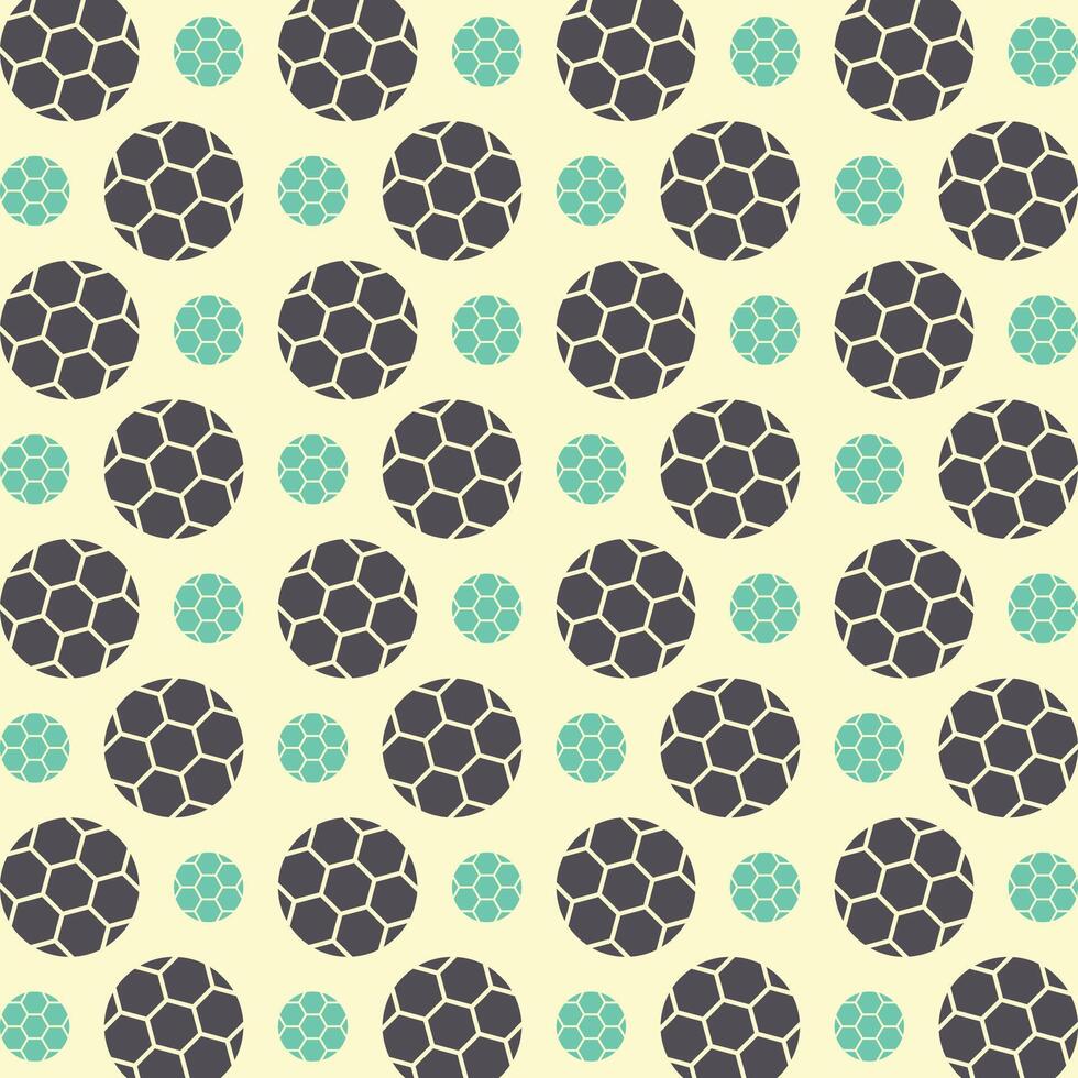 Football trendy pattern design beautiful repeating vector illustration background