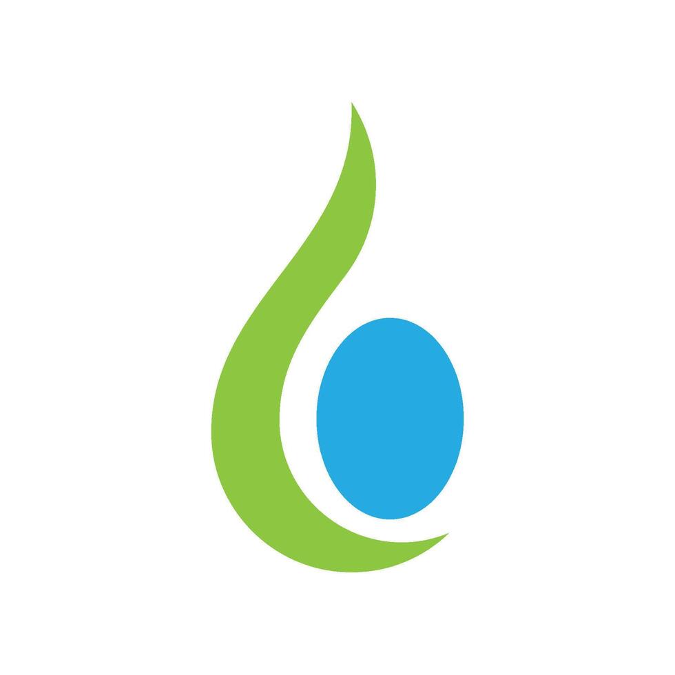 vector de plantilla de logotipo de gota de agua