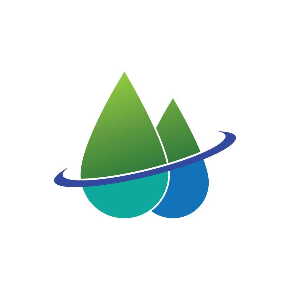 vector de plantilla de logotipo de gota de agua