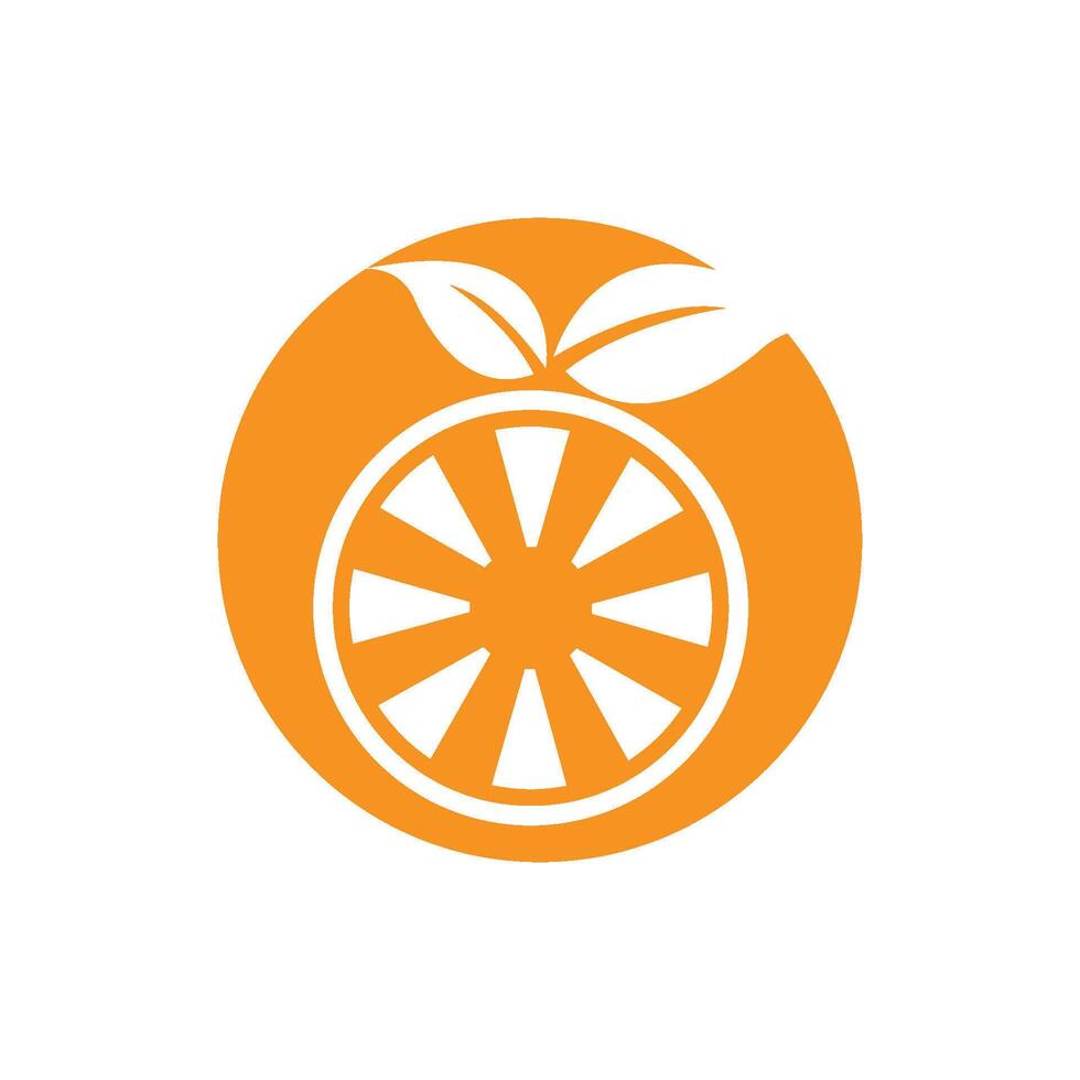 naranja logo vector modelo