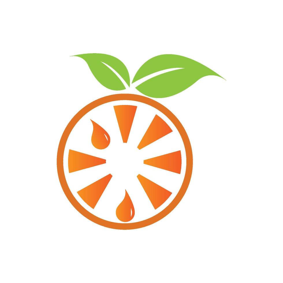 Orange logo vector template