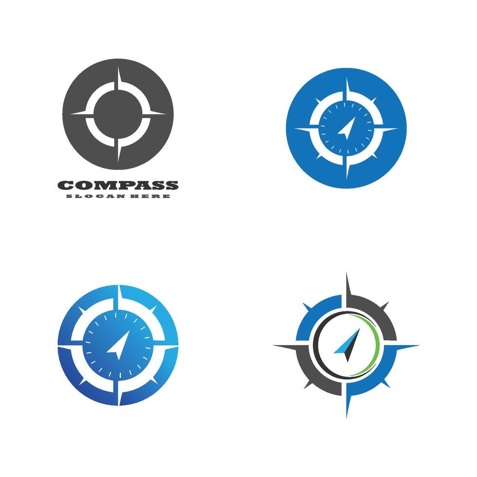 Compass Logo Template vector icon illustration design