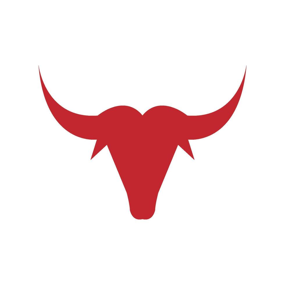toro cuerno logo y símbolos modelo vector
