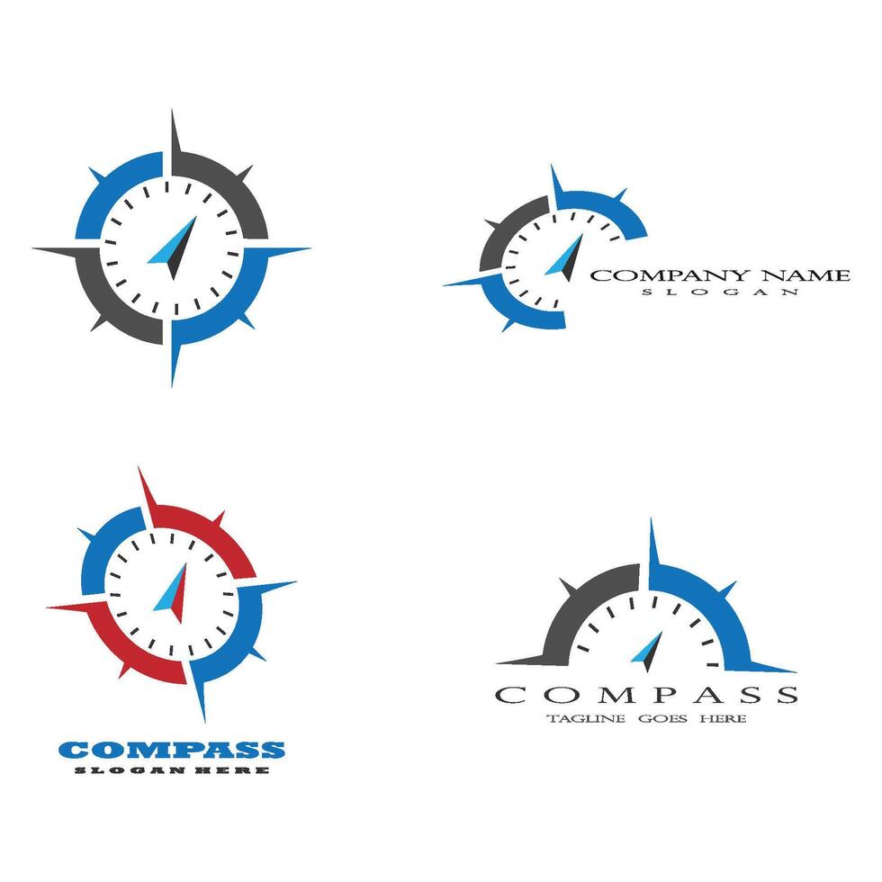 Compass Logo Template vector icon illustration design