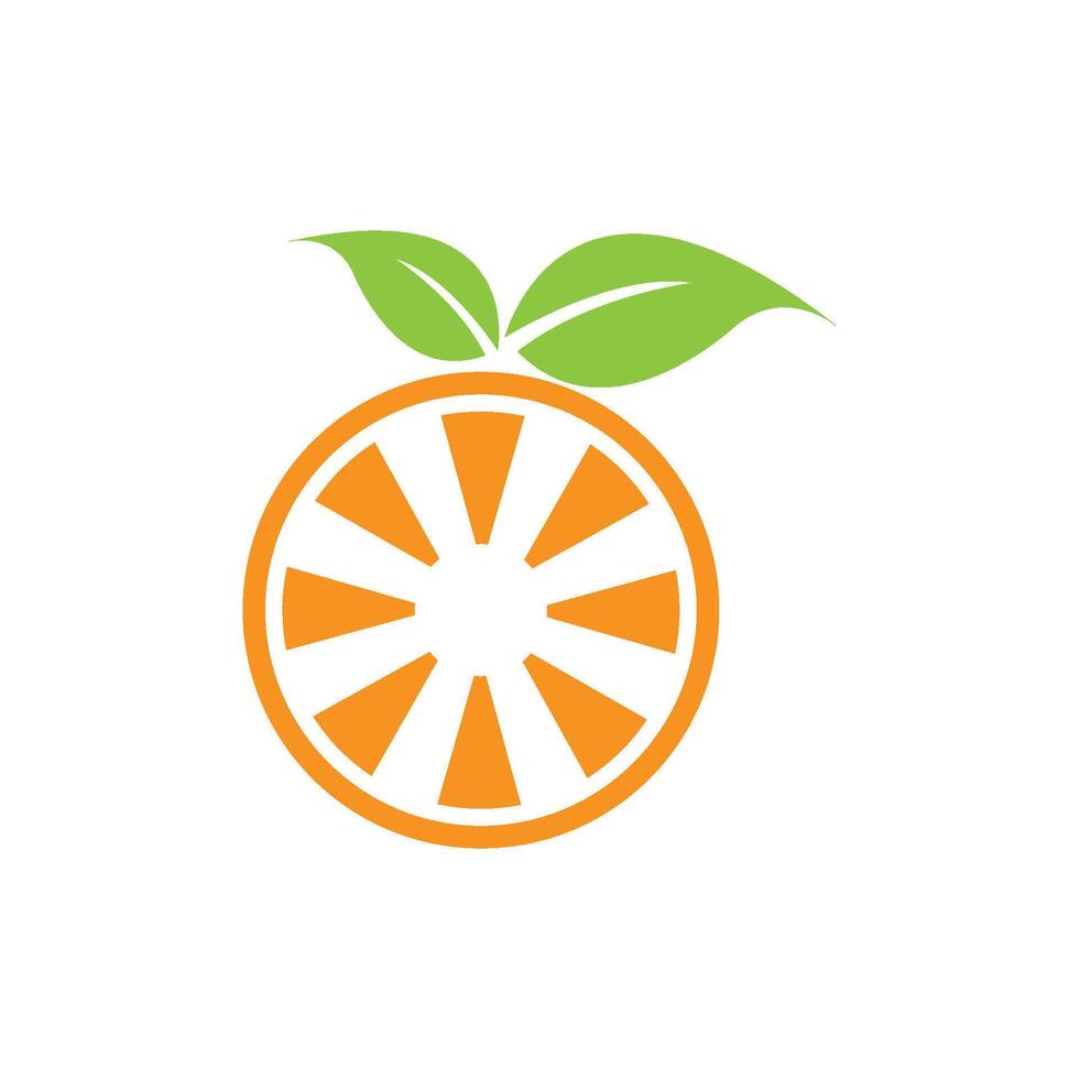 naranja logo vector modelo