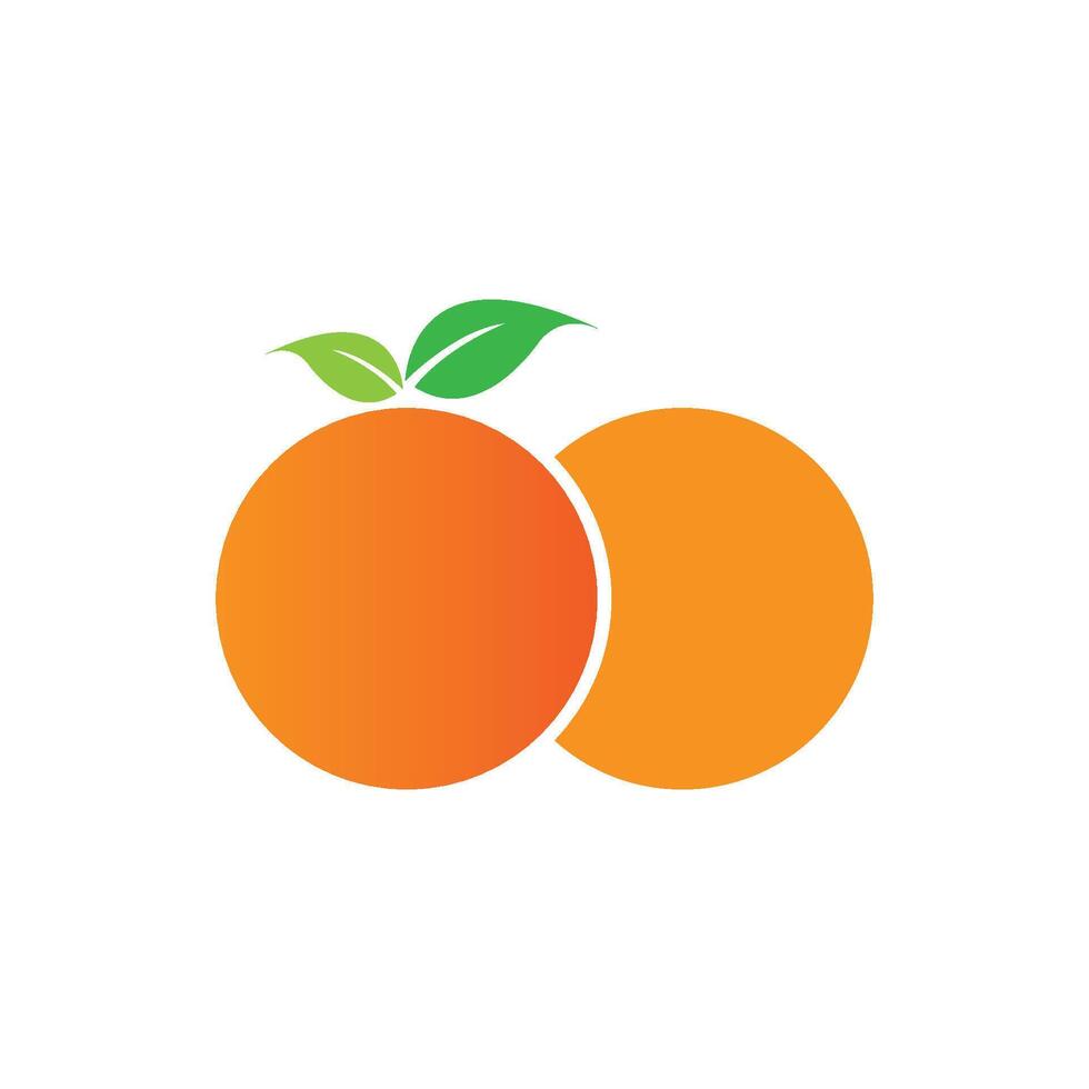 naranja logo vector modelo