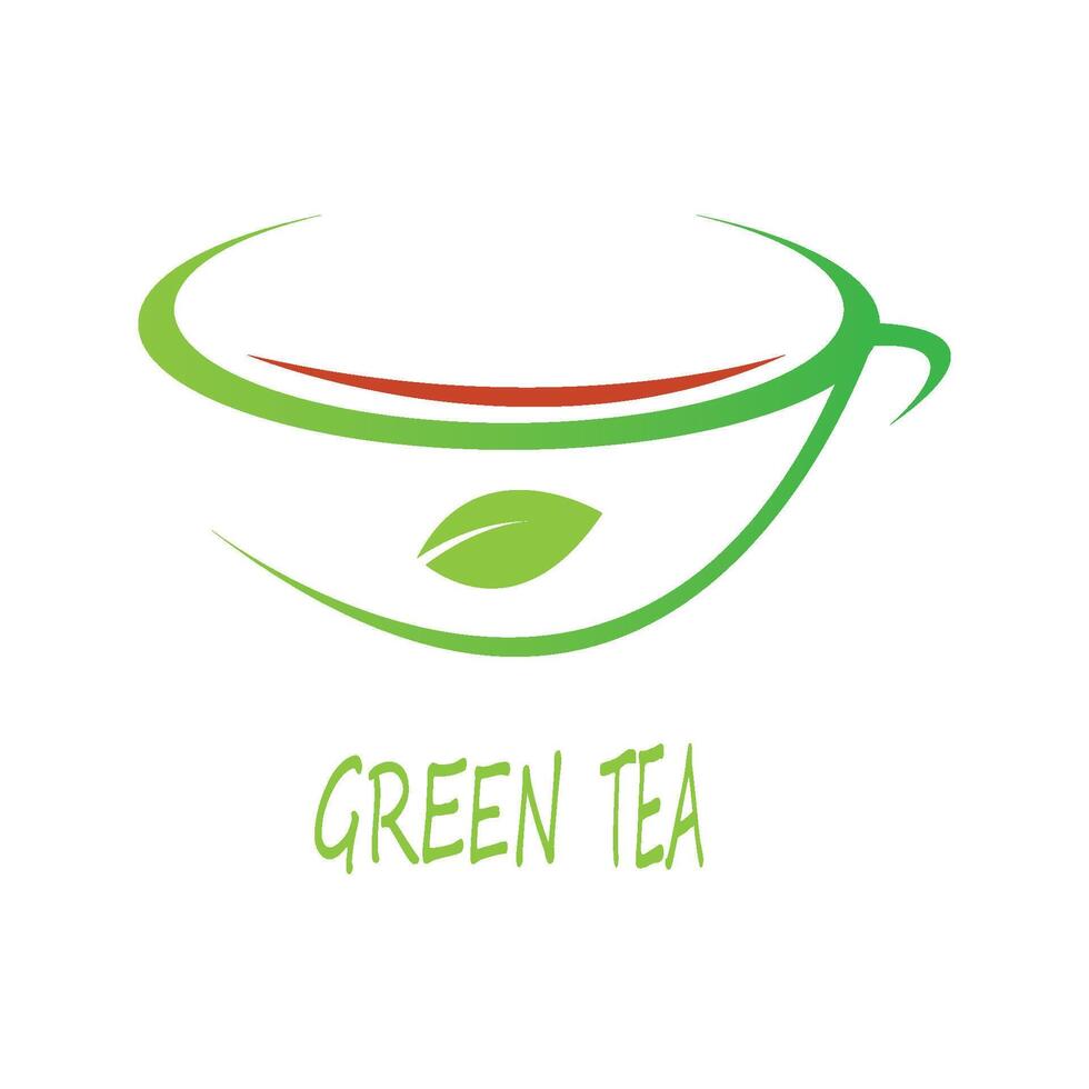 tea vector icon logo
