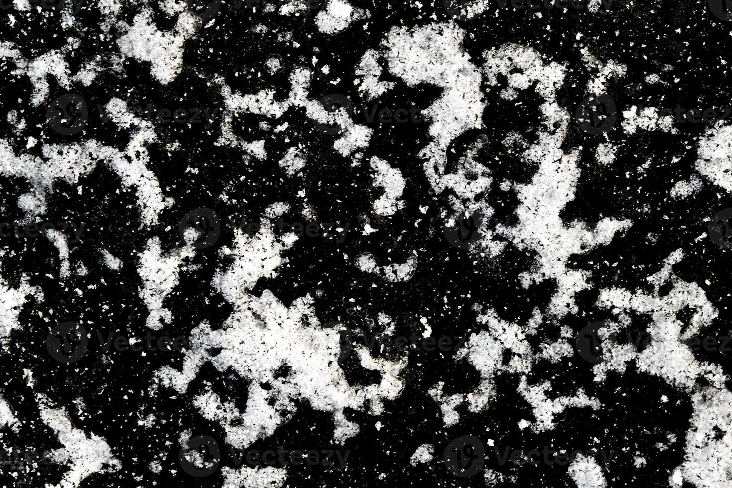 Snowfall on a black background. a design element. Snow background photo