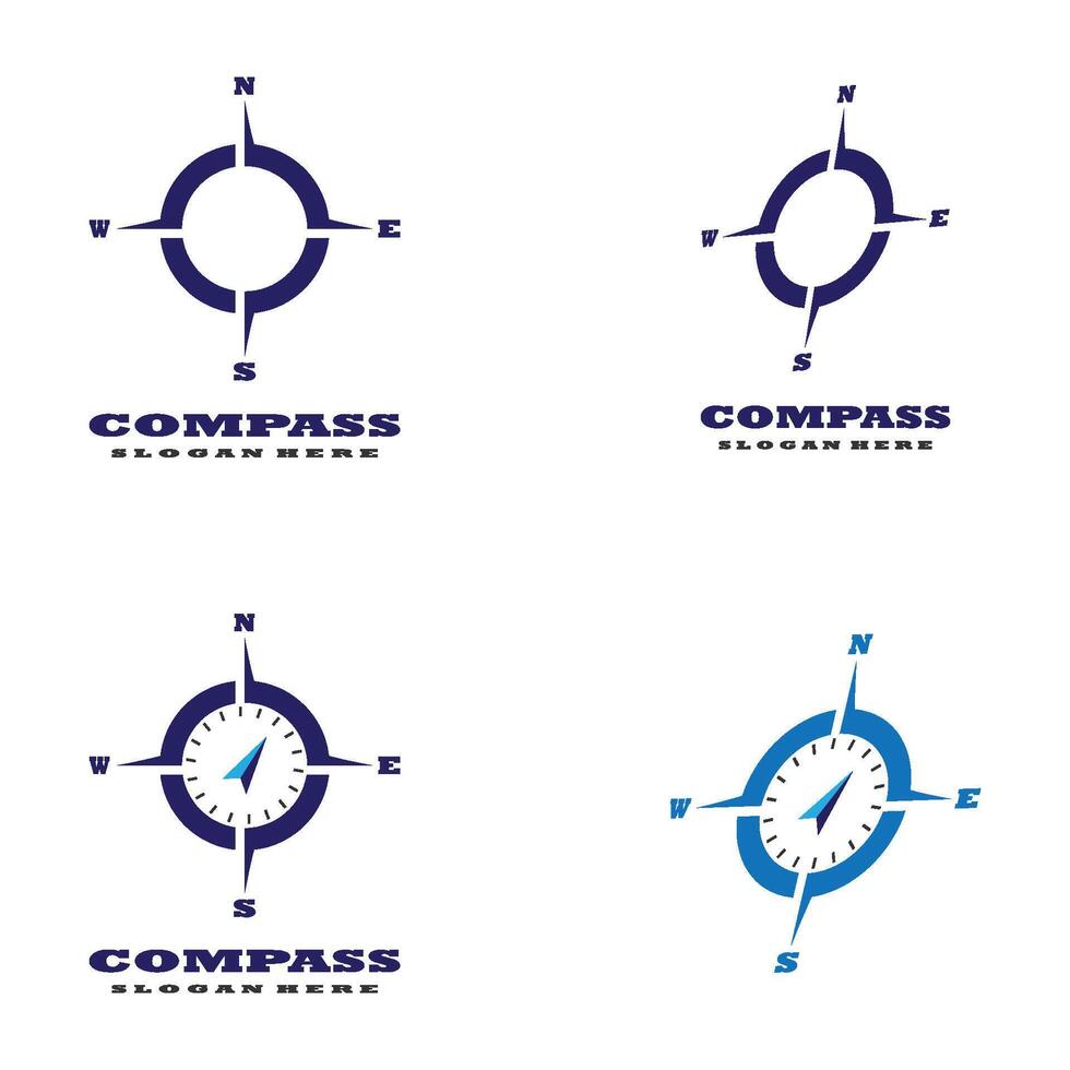 Compass Logo Template vector icon illustration design