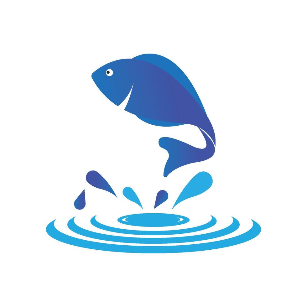 plantilla de logotipo de pescado vector