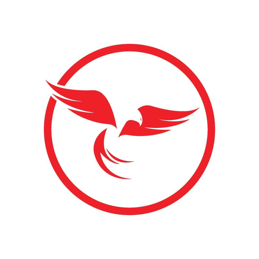 Falcon Wing Logo Template vector icon design