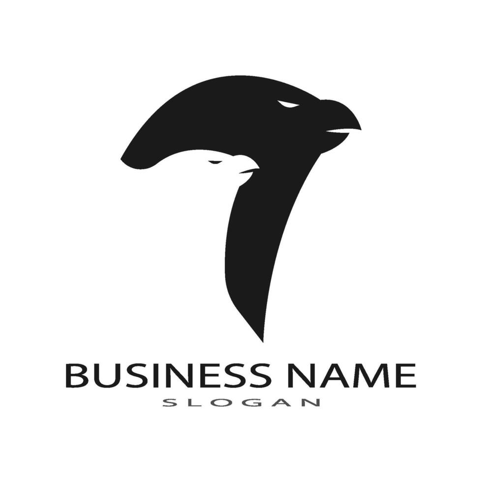 Falcon Wing Logo Template vector icon design