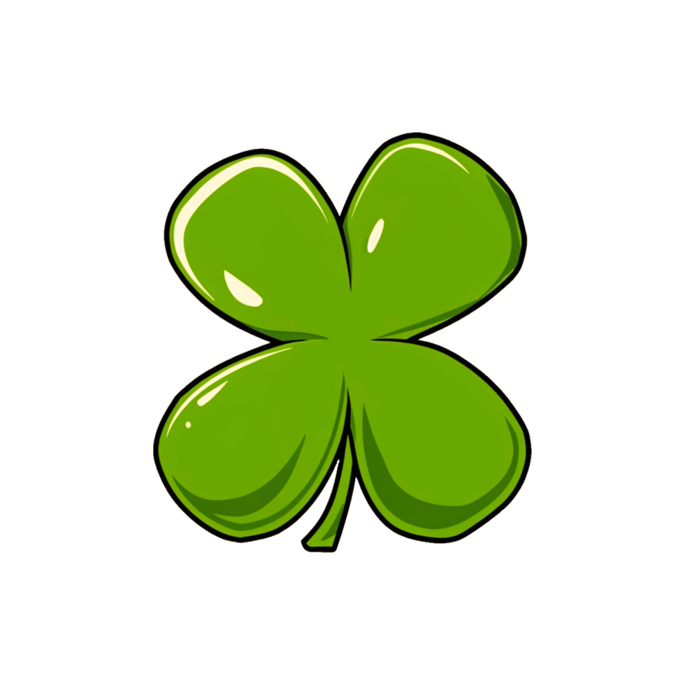ai generiert Glücklich irisch Kleeblatt zum st. Patrick's Tag kostenlos png