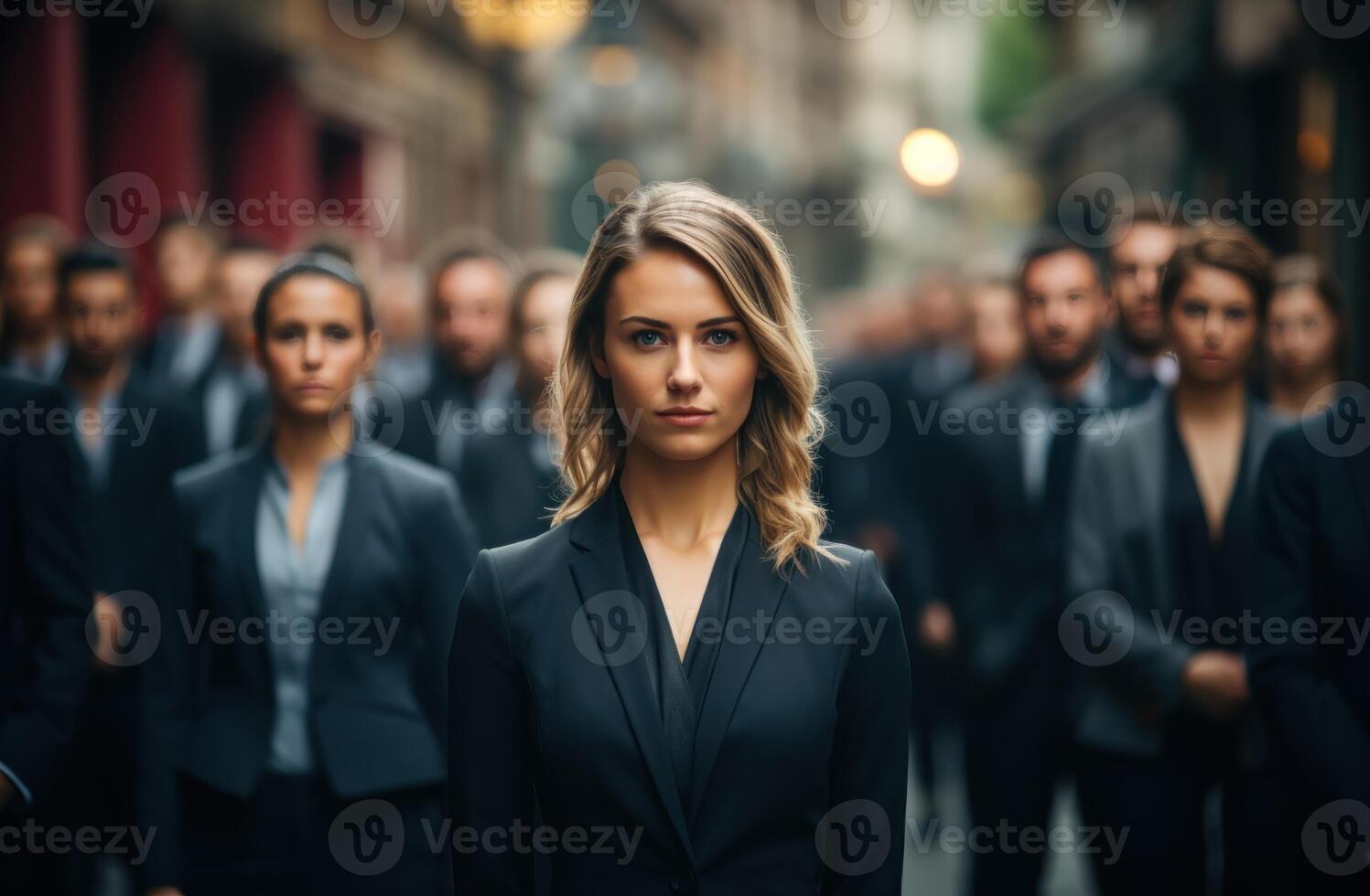 AI generated Diverse group standing together in unity and harmony, reconciliation acceptance picture photo