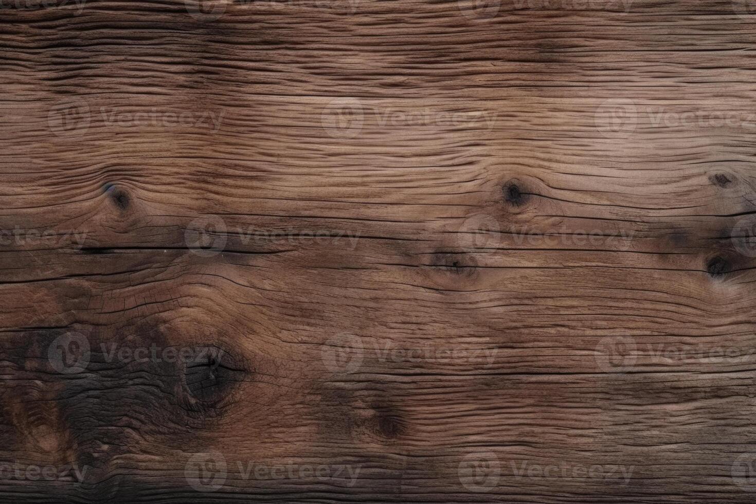 AI generated Dark wood texture with old natural pattern photo