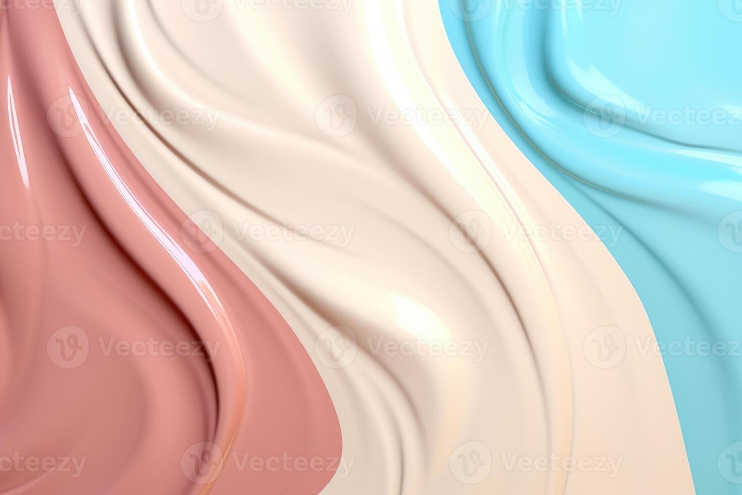 ai generado cosmético crema frotis en pastel antecedentes. foto