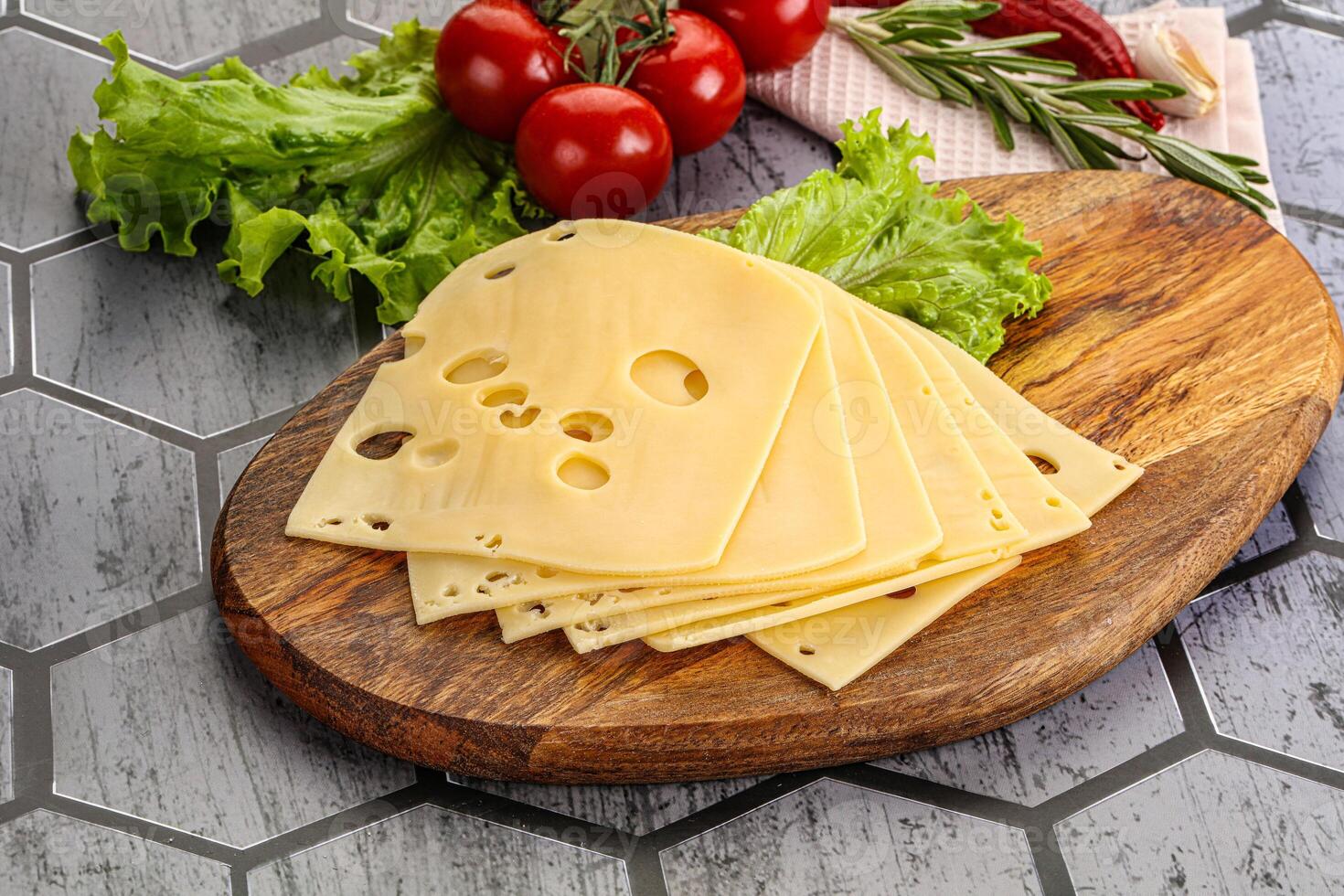 Masdam cheese slices for snack photo