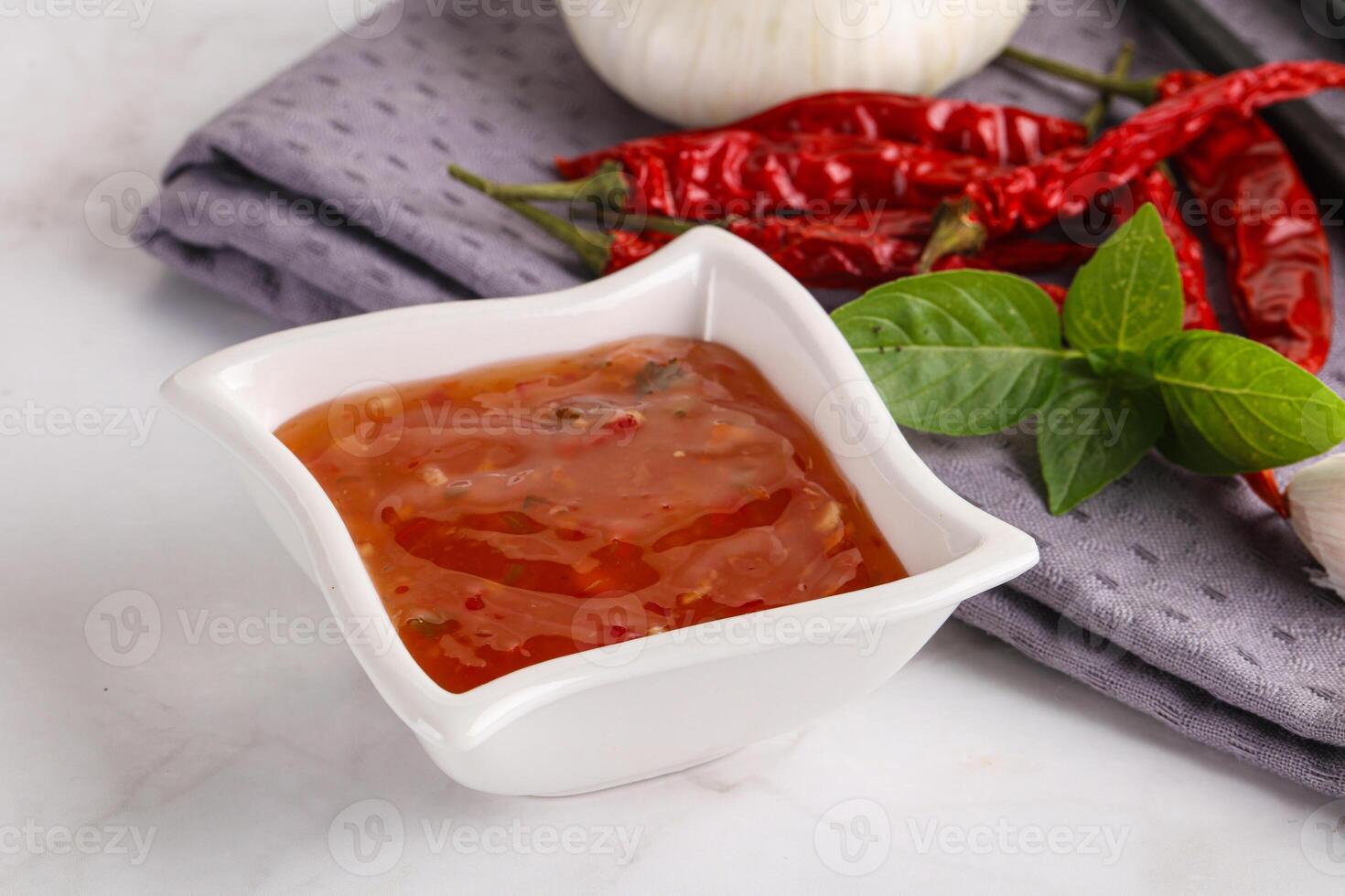 Chinese traditional sweet and sour sauce photo