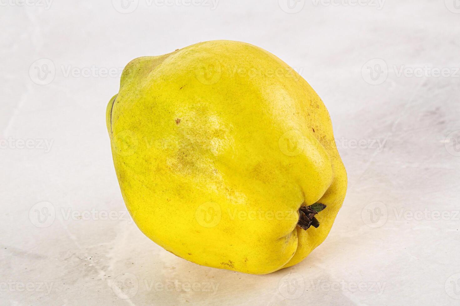 Ripe sweet organic quince fruit photo