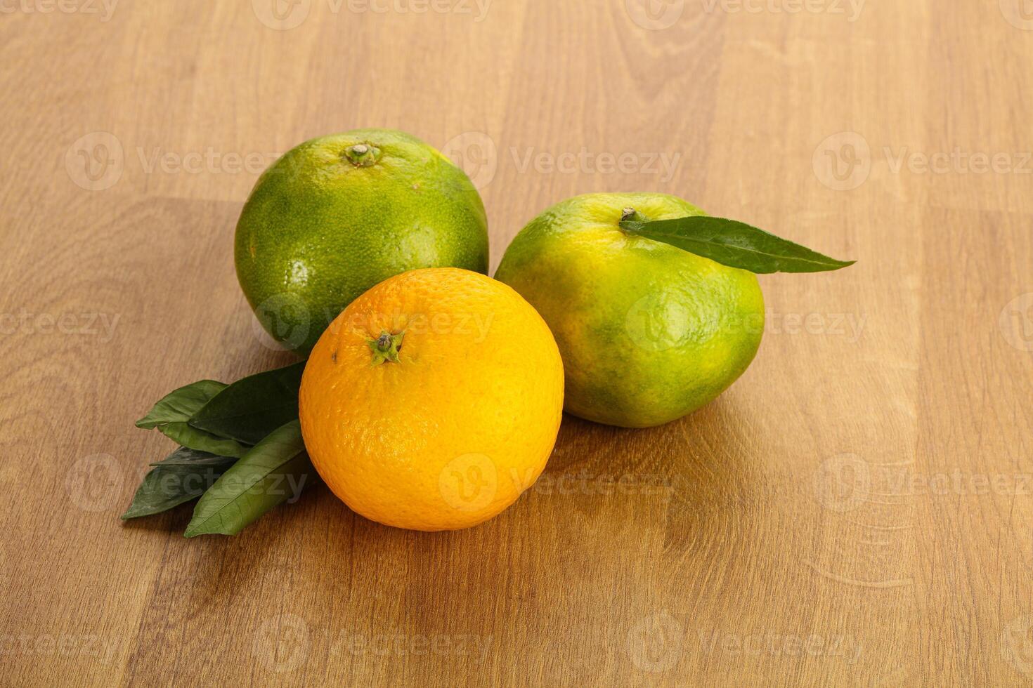 Fresh ripe sweet juicy mandarins photo